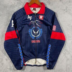 Cycling thermo jacket large‎ squadra USAFA FALCON CYCLING full zip back pockets